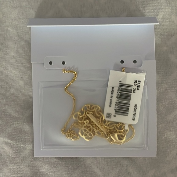 kendra scott elisa light teal kyocera opal short pendant necklace - Picture 3 of 3